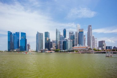 Singapur 'daki Marina Körfezi Kumları