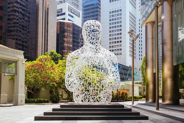 Singapore Soul Sculpture in Asia — Stock Photo, Image