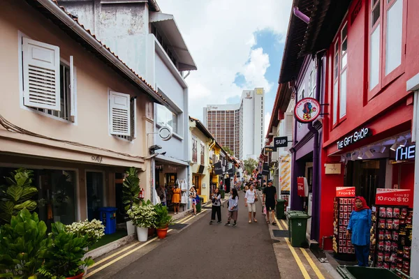 Haji Lane e Distrito Árabe em Singapura — Fotografia de Stock