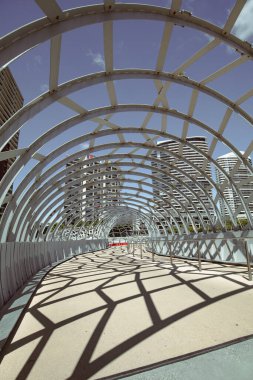 Melbourne Avustralya 'daki Webb Köprüsü