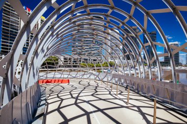 Melbourne Avustralya 'daki Webb Köprüsü