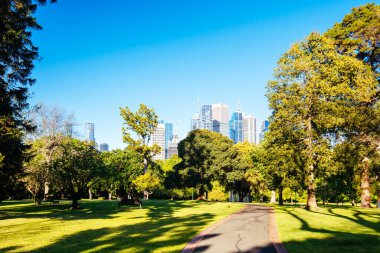 Melbourne Avustralya 'daki Fitzroy Bahçeleri