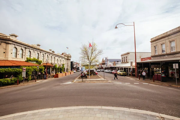Kraj Miasto Daylesford w Australii — Zdjęcie stockowe