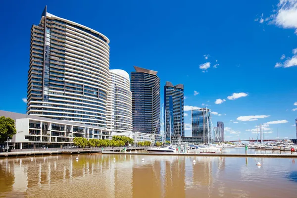 Yarras Edge Marina en Melbourne Australia — Foto de Stock