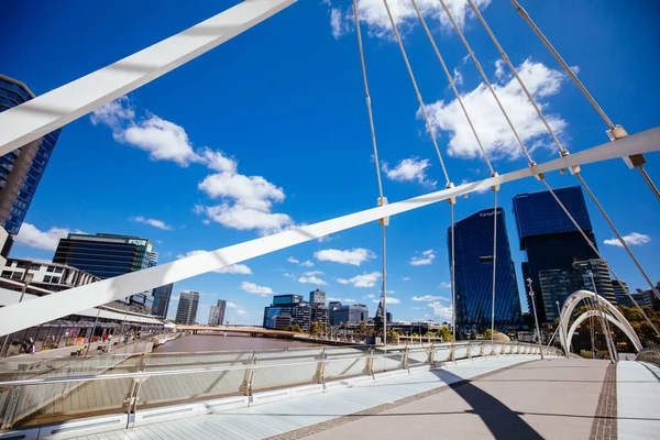 Seafarers Bridge in Melbourne Australia — Stock Photo, Image