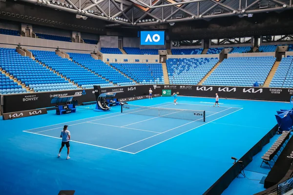 Australian Open 2022: Oefening — Stockfoto