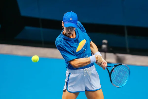 Australian Open 2022: Gyakorlat — Stock Fotó