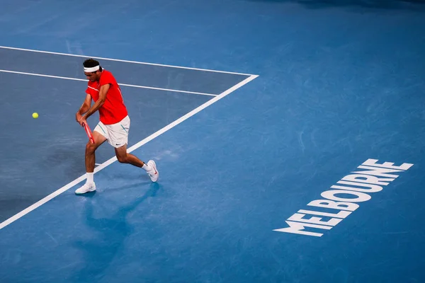 Australian Open 2022: Tag 8 — Stockfoto