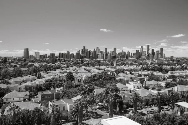 Uitzicht op Melbourne Victoria Australië — Stockfoto