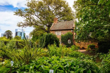 Fitzroy Gardens Melbourne Avustralya 'da Aşçı Kulübesi