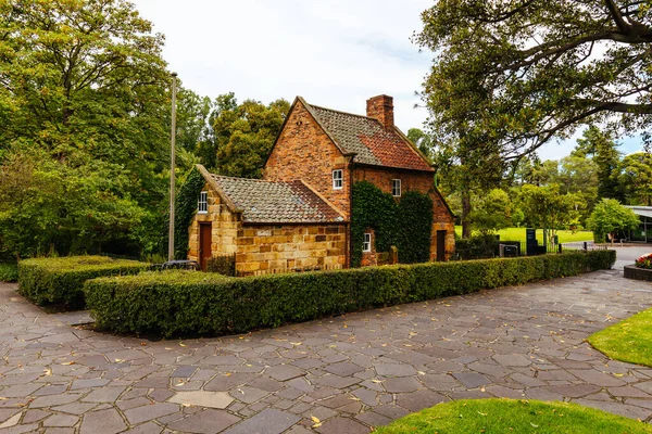 Cooks Cottage στο Fitzroy Gardens Μελβούρνη Αυστραλία — Φωτογραφία Αρχείου