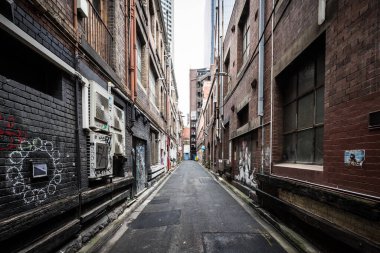 Melbourne Avustralya 'daki Warburton Lane Detayları