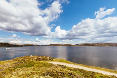 Summer Landscape at Rocky Lake near Falls Creek Australia