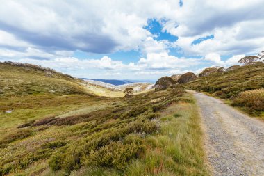 Avustralya 'da Falls Creek yakınlarında Wallace Hut