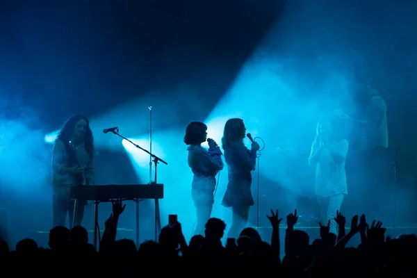 Melbourne Australien Mai Die Australische Musikgruppe Holy Führt Ihre Hello — Stockfoto