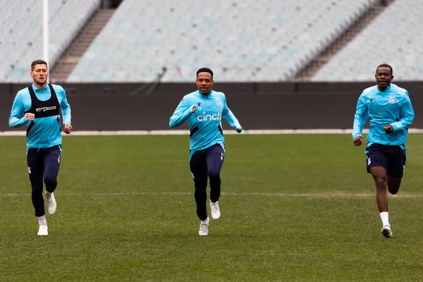 Melbourne Australia July Nathaniel Clyne Crystal Palace Train Ahead Pre — Foto de Stock