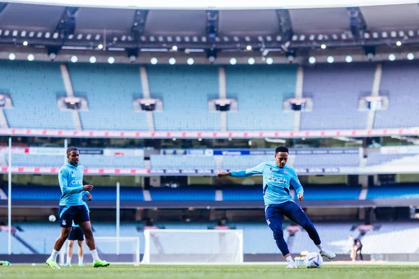 Melbourne Australia July Nathaniel Clyne Crystal Palace Trains Ahead Pre — Stock Photo, Image