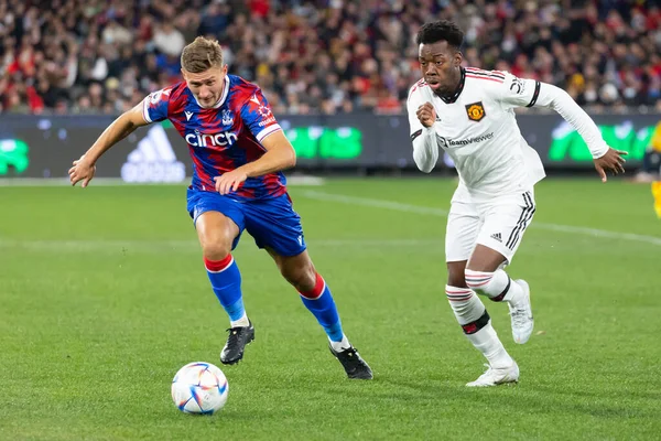 Melbourne Austrália Julho Daniel Quick Crystal Palace Joga Contra Anthony — Fotografia de Stock