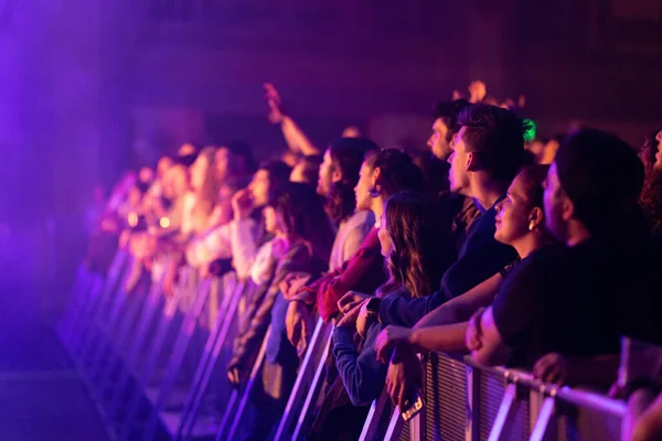 Music Fans Attend Concert Melbourne Victoria Australia — Photo