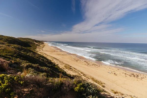 The famous London Bridge near Portsea Surf Beach on a sunny autumn day in Portsea, Victoria, Australia