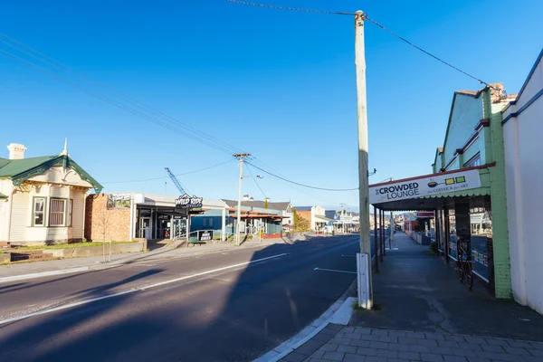 Trobe Australia 2022年9月12日 澳大利亚塔斯马尼亚德文波特附近一个寒冷的春天 古老的小镇La Trobe — 图库照片
