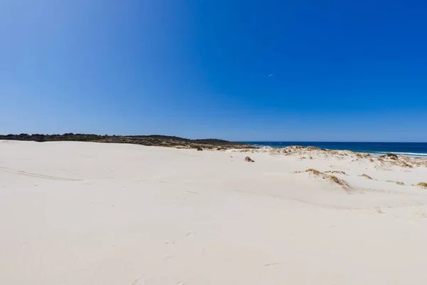 Popular Peron Dunes Com 4Wd Dirigindo Akaroa Perto Helens Tasmânia — Fotografia de Stock