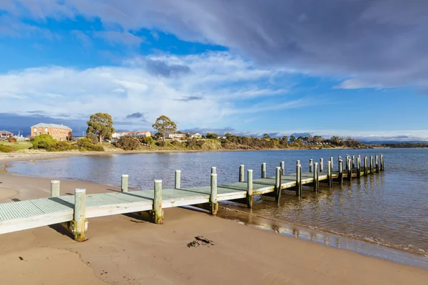 Piękny Wschód Słońca Nad Jubillee Beach Swansea Tasmania Australia — Zdjęcie stockowe