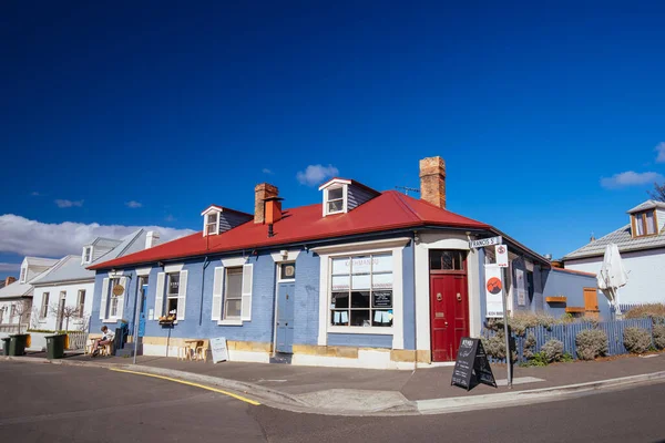 Hobart Australien September 2022 Gebäude Der Hampden Battery Point Einem — Stockfoto