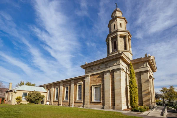オーストラリア ホバート 2022年9月15日 オーストラリア タスマニア州ホバートのバッテリーポイントの中心にある象徴的な聖ジョルジュ聖公会教会 — ストック写真