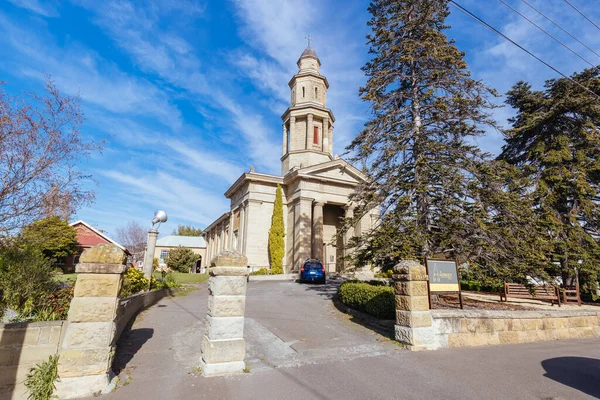 Hobart Australia Septiembre 2022 Icónica Iglesia Anglicana Georges Centro Battery — Foto de Stock