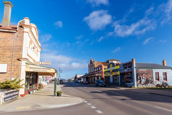 Sheffield Australia Wrzesień 2022 Wiejskie Historyczne Miasto Sheffield Słynące Malowideł — Zdjęcie stockowe