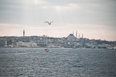 Sultanahmet, denizden Istanbul'un görünümü