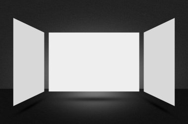 siyah doku sahne ya da arka plan ile kat