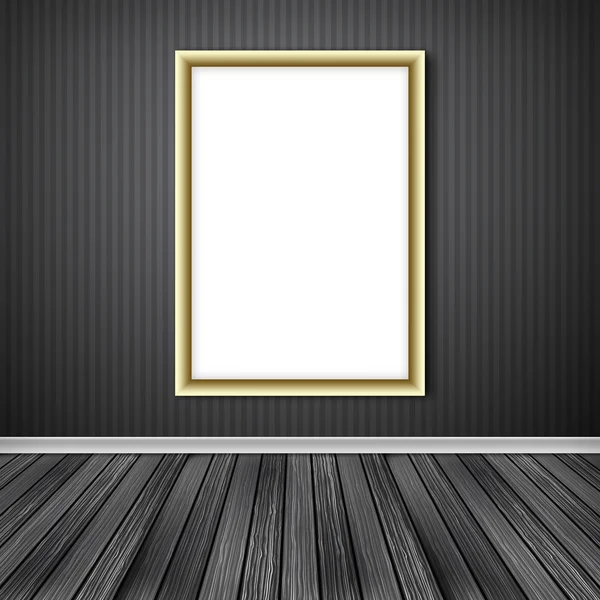 Marco blanco vacío en blanco —  Fotos de Stock