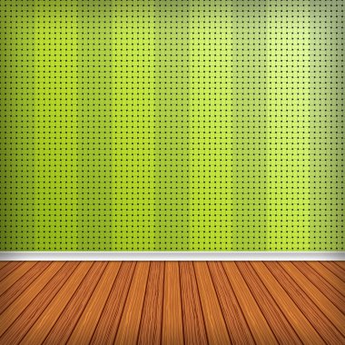 boş oda, duvar kağıdı ile iç