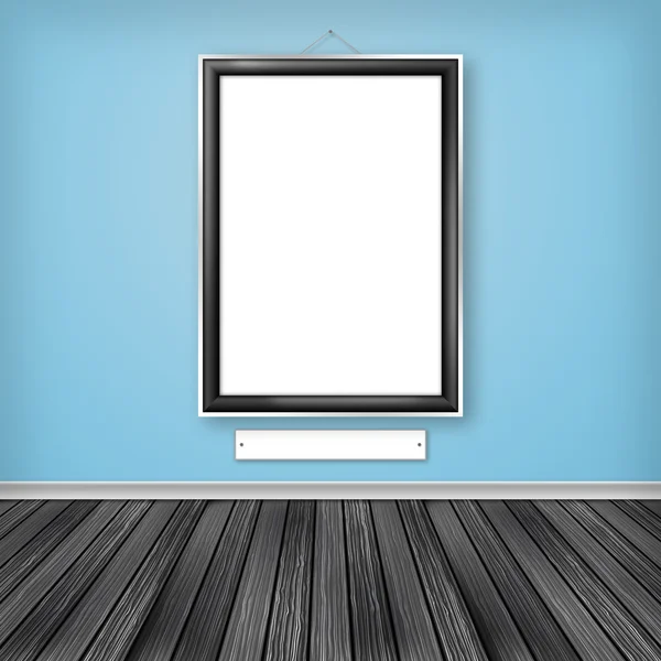 Blank empty white frame — Stock Photo, Image