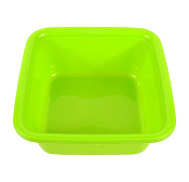 plastik kase beyaz kırpma yolu ile izole!