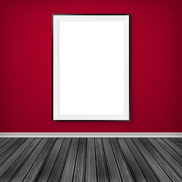 Blank empty white frame — Stock Photo, Image