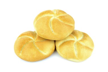 beyaz zemin üzerine somun