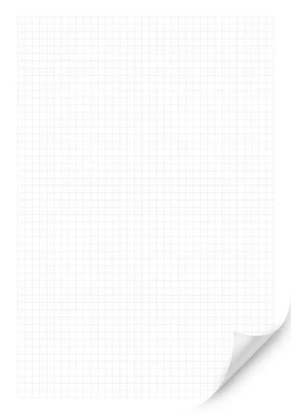 White squared paper sheet background or textured — Stock Photo, Image