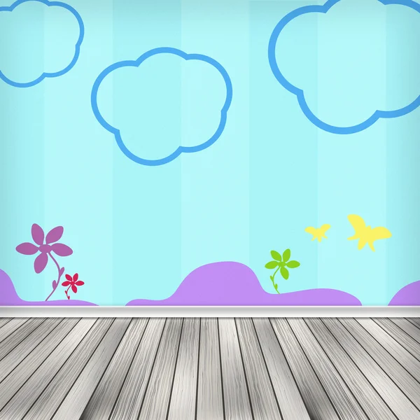 boş oda ile duvar kağıdı iç. yüksek çözünürlüklü doku bac