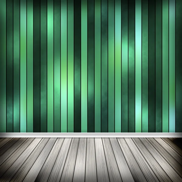Chambre vide, intérieur avec fond d'écran vert. Textu haute résolution — Photo