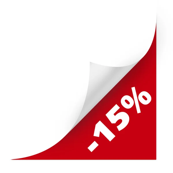 Satılık köşe kağıt kavisli. yüksek çözünürlüklü renkli çizimi.