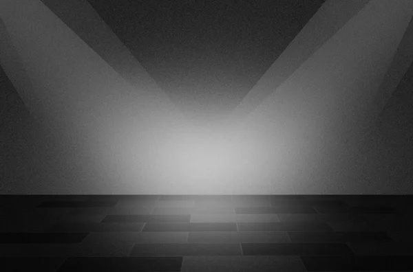 Scène de texture noire ou fond avec projecteur — Photo