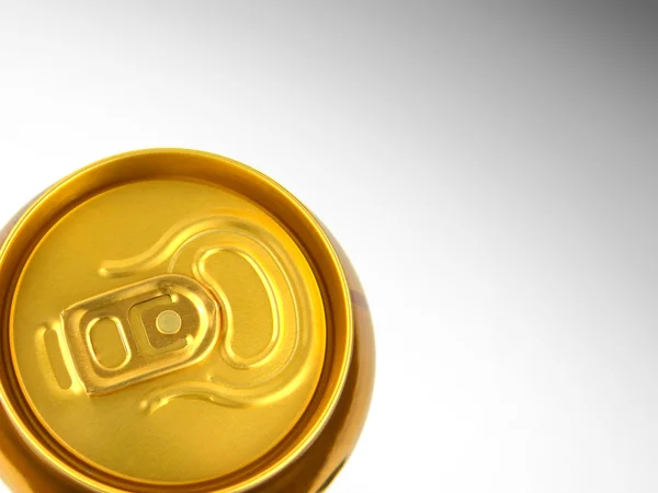 Closed tin of beer — Stock Photo, Image