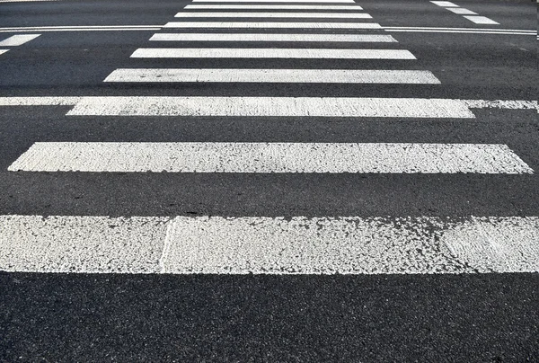 Pedestrian crossing. Transportation background texture — Stock Photo, Image