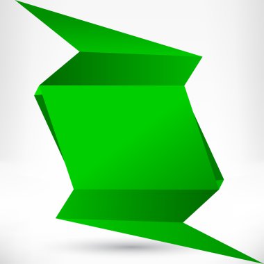 konuşma balonu origami tarzı. vektör arka plan.