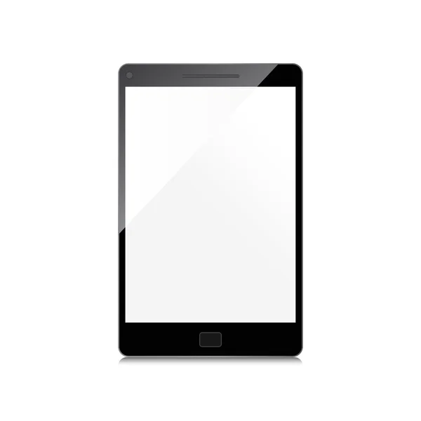 Smartphone con pantalla en blanco aislado — Vector de stock