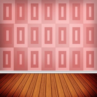 boş oda ile duvar kağıdı iç. yüksek çözünürlüklü doku bac