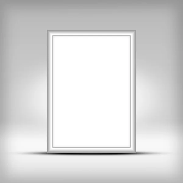 Blank empty white frame — Stock Photo, Image